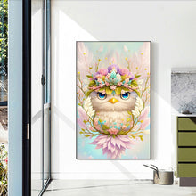 Load image into Gallery viewer, Owl 30*50CM(Canvas) Full Round Drill Diamond Painting
