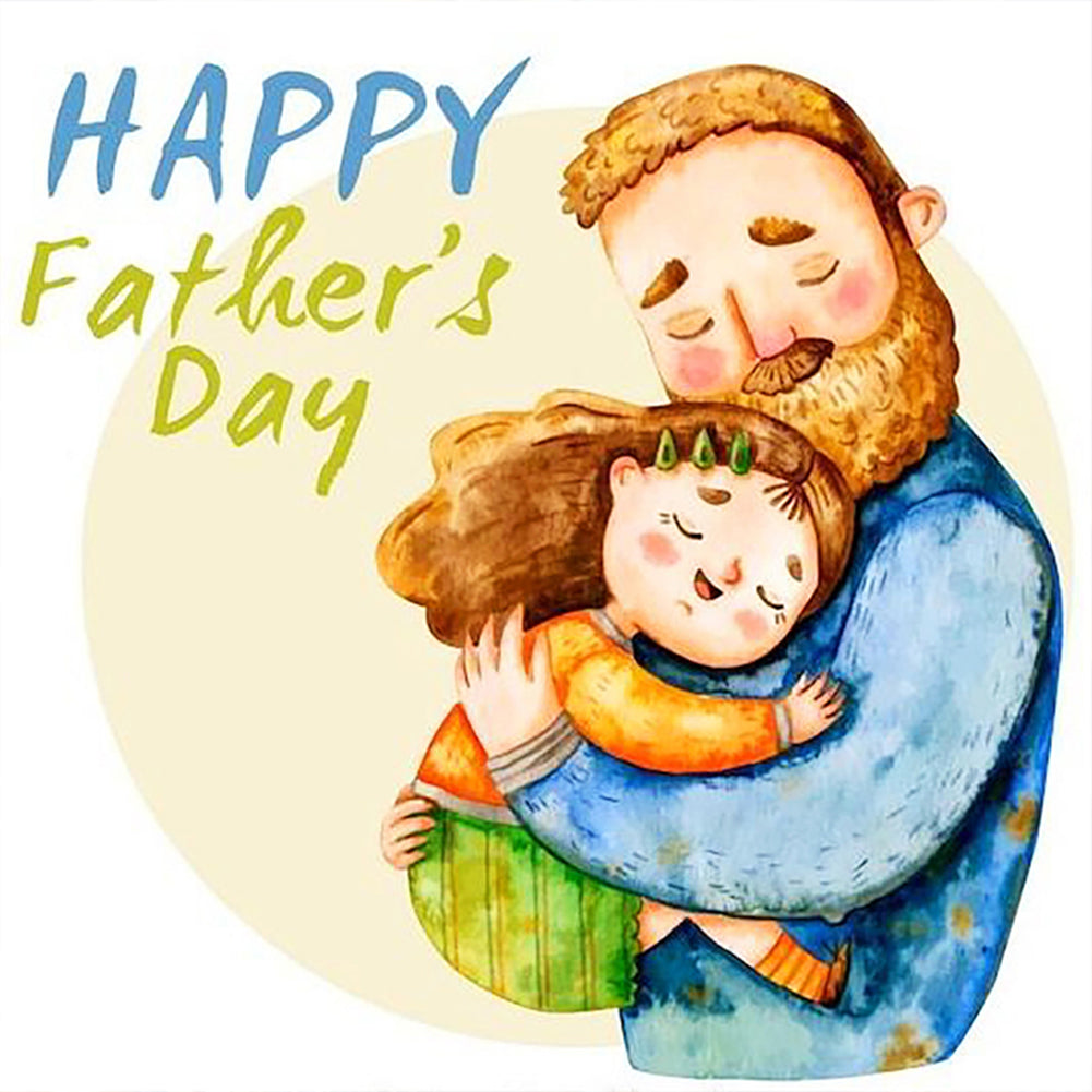 Father'S Hard Work 30*30CM(Canvas) Full Round Drill Diamond Painting
