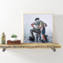 Load image into Gallery viewer, The Child&#39;S Side Of Father 30*30CM(Canvas) Full Round Drill Diamond Painting
