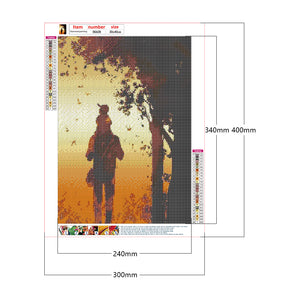 Carrying Everything 30*40CM(Canvas) Full Round Drill Diamond Painting