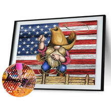 Load image into Gallery viewer, Cowboy Gnome 40*30CM(Canvas) Full Round Drill Diamond Painting
