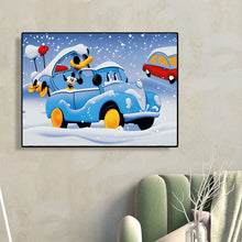 Load image into Gallery viewer, Disney Mickey And Minnie Mouse 40*30CM(Canvas) Full Round Drill Diamond Painting
