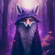 Load image into Gallery viewer, Fox Wizard 30*30CM(Canvas) Full Round Drill Diamond Painting
