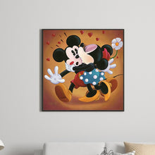 Load image into Gallery viewer, Mickey Mouse And Minnie Mouse 50*50CM(Picture) Full Square Drill Diamond Painting
