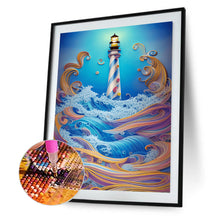 Load image into Gallery viewer, Lighthouse Quilling 30*40CM(Canvas) Full Round Drill Diamond Painting
