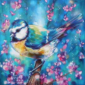 Sparrow 30*30CM(Canvas) Full Round Drill Diamond Painting