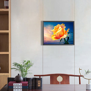 Yellow Rose 40*30CM(Canvas) Full Round Drill Diamond Painting