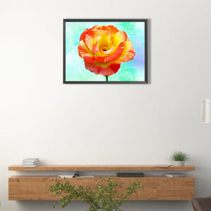 Yellow Rose 40*30CM(Canvas) Full Round Drill Diamond Painting