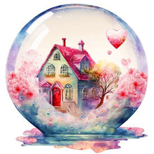 Load image into Gallery viewer, House Surrounded By Flowers 30*30CM(Canvas) Full Round Drill Diamond Painting
