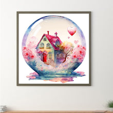 Load image into Gallery viewer, House Surrounded By Flowers 30*30CM(Canvas) Full Round Drill Diamond Painting
