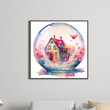 Load image into Gallery viewer, House Surrounded By Flowers 30*30CM(Canvas) Full Round Drill Diamond Painting
