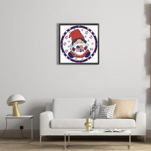 Independence Day Dollar 40*40CM(Canvas) Full Round Drill Diamond Painting