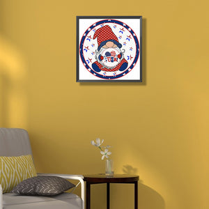 Independence Day Dollar 40*40CM(Canvas) Full Round Drill Diamond Painting