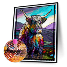 Load image into Gallery viewer, Highland Yak Glass Painting 30*40CM(Canvas) Full Round Drill Diamond Painting
