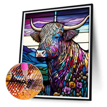 Load image into Gallery viewer, Highland Yak Glass Painting 30*40CM(Canvas) Full Round Drill Diamond Painting

