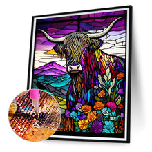 Load image into Gallery viewer, Highland Yak Glass Painting 30*40CM(Canvas) Full Round Drill Diamond Painting
