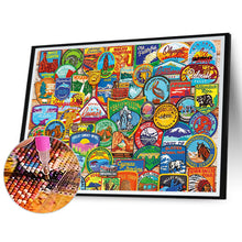 Load image into Gallery viewer, Emblem 40*30CM(Canvas) Full Round Drill Diamond Painting
