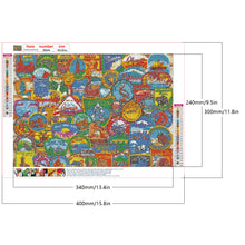 Load image into Gallery viewer, Emblem 40*30CM(Canvas) Full Round Drill Diamond Painting
