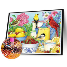 Load image into Gallery viewer, Birds&#39; Tea Party 40*30CM(Canvas) Full Round Drill Diamond Painting
