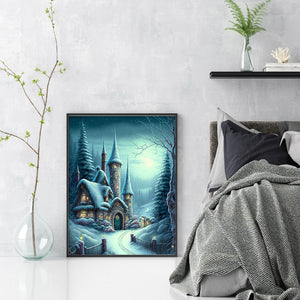 Yishu - Dream Castle - 50*65CM 11CT 3 Stamped Cross Stitch
