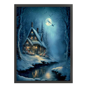 Yishu - Dream Castle - 50*65CM 11CT 3 Stamped Cross Stitch