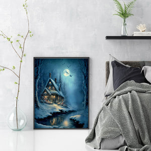 Yishu - Dream Castle - 50*65CM 11CT 3 Stamped Cross Stitch