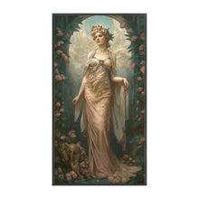 Load image into Gallery viewer, Yishu - Classic Elegant Woman And Flowers - 50*90CM 11CT 3 Stamped Cross Stitch
