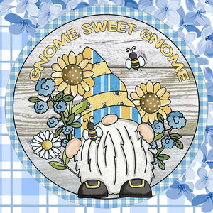 Gnome Blue 30*30CM(Canvas) Full Round Drill Diamond Painting