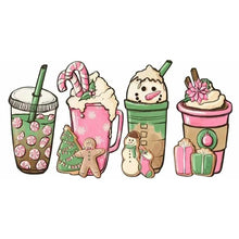 Load image into Gallery viewer, Ice Cream Cup 60*30CM(Canvas) Full Round Drill Diamond Painting
