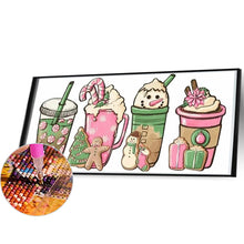 Load image into Gallery viewer, Ice Cream Cup 60*30CM(Canvas) Full Round Drill Diamond Painting
