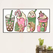 Load image into Gallery viewer, Ice Cream Cup 60*30CM(Canvas) Full Round Drill Diamond Painting
