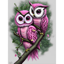 Load image into Gallery viewer, Owl 40*50CM(Canvas) Full Round Drill Diamond Painting
