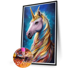 Load image into Gallery viewer, Unicorn 40*60CM(Canvas) Full Round Drill Diamond Painting
