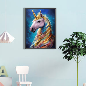 Unicorn 40*60CM(Canvas) Full Round Drill Diamond Painting