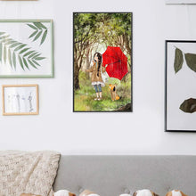 Load image into Gallery viewer, Yishu - Forest Girl - 50*80CM 11CT 3 Stamped Cross Stitch
