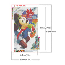 Load image into Gallery viewer, Mickey Mouse Giving Gifts 30*50CM(Canvas) Full Round Drill Diamond Painting
