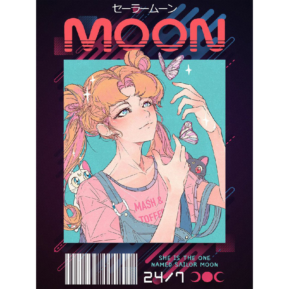 Sailor Moon 30*40CM(Canvas) Full Round Drill Diamond Painting