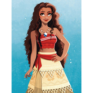 Moana 30*40CM(Canvas) Full Round Drill Diamond Painting