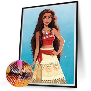 Moana 30*40CM(Canvas) Full Round Drill Diamond Painting