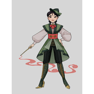 Mulan 30*40CM(Canvas) Full Round Drill Diamond Painting