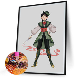 Mulan 30*40CM(Canvas) Full Round Drill Diamond Painting