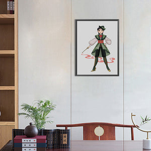 Mulan 30*40CM(Canvas) Full Round Drill Diamond Painting
