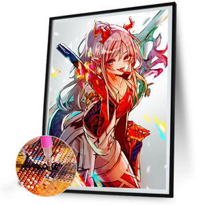 Anime Goddess 40*50CM(Canvas) Full Round Drill Diamond Painting
