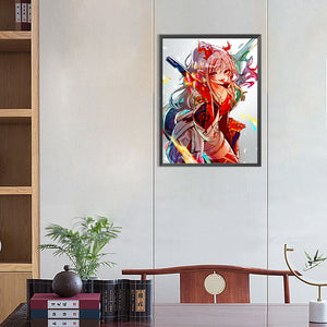 Anime Goddess 40*50CM(Canvas) Full Round Drill Diamond Painting