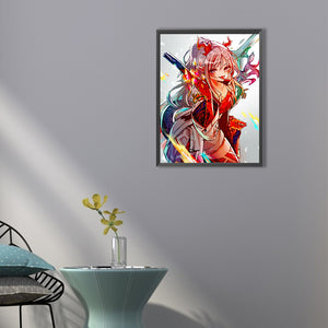 Anime Goddess 40*50CM(Canvas) Full Round Drill Diamond Painting