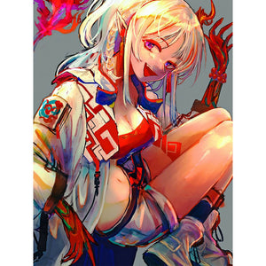 Anime Goddess 40*50CM(Canvas) Full Round Drill Diamond Painting