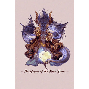Woman And Dragon 40*60CM(Canvas) Full Round Drill Diamond Painting
