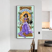 Load image into Gallery viewer, Princess Jasmine 40*70CM(Canvas) Full Round Drill Diamond Painting
