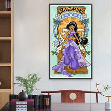 Load image into Gallery viewer, Princess Jasmine 40*70CM(Canvas) Full Round Drill Diamond Painting
