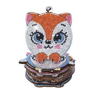DIY Crystal Drink Coasters Ornament Cup Coasters for Adults Kids (AA1511)